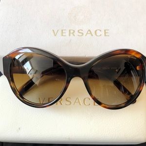 Versace Tortoise Sunglasses